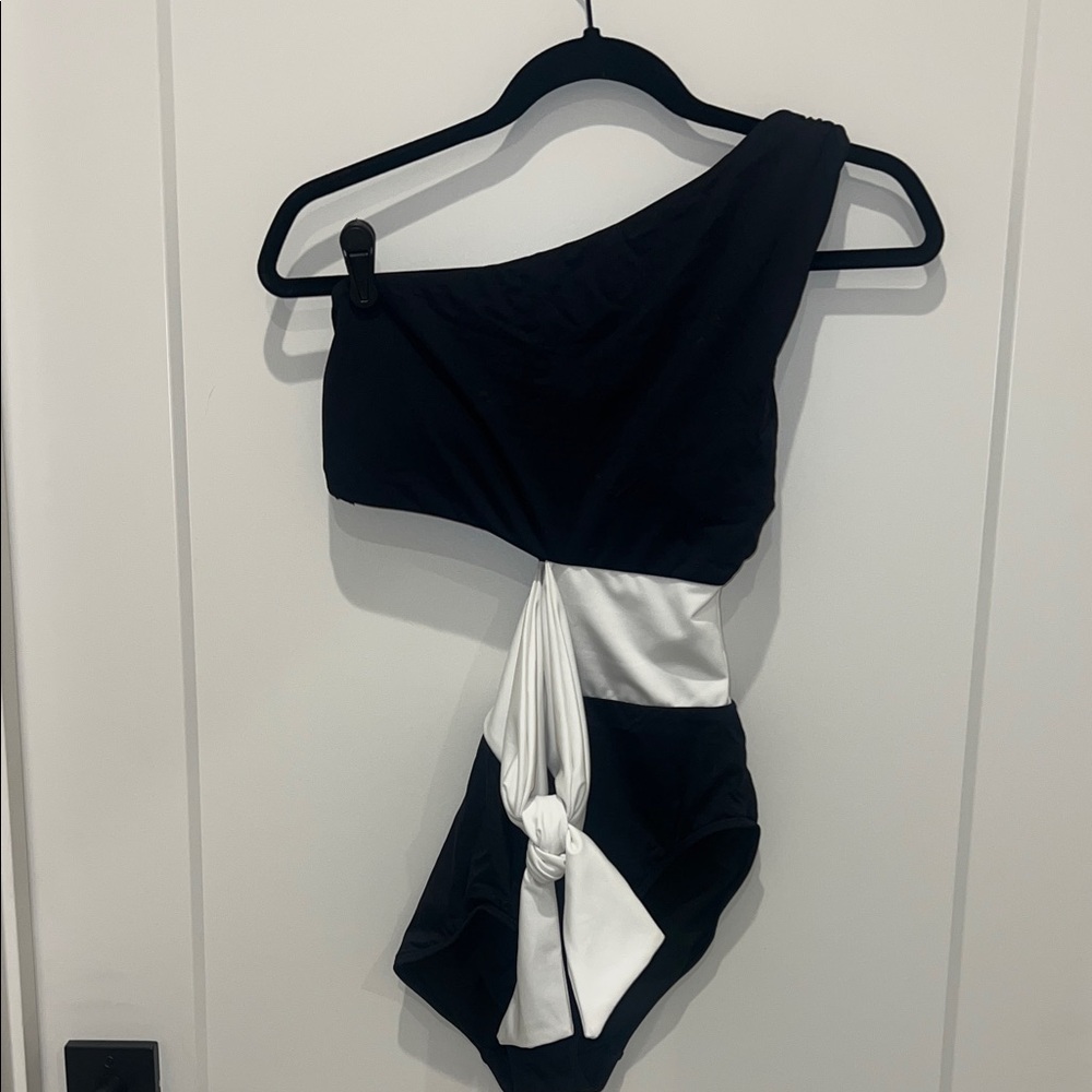 Ralph Lauren off the shoulder one piece swimsuit